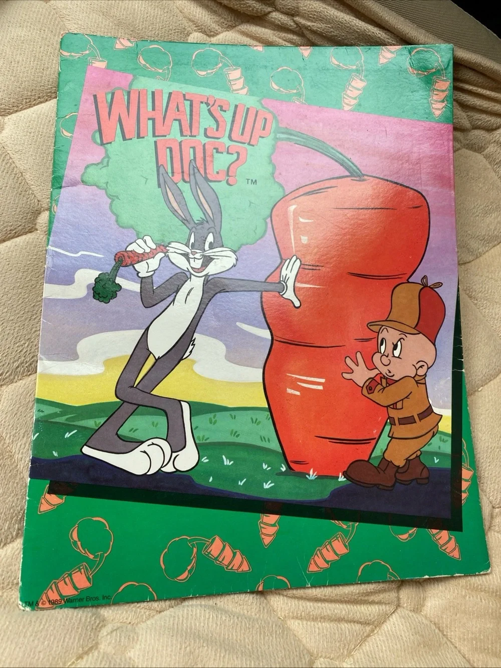 Looney Tunes Bugs‎ Bunny Mead Folder Portfolio Vintage 1989